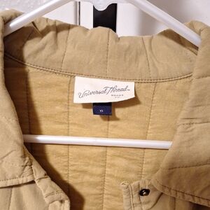 Universal Thread Light Brown Quilted Jacket